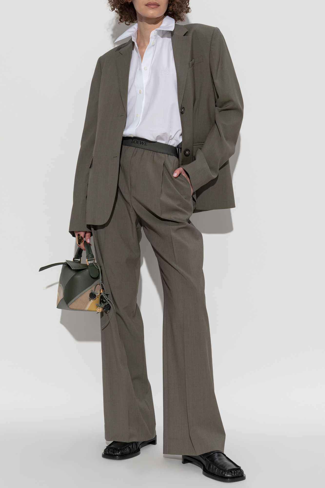ジャケット LOEWE TAILORED WOOL BLAZER Tailored jacket in wool Black - LOEWE